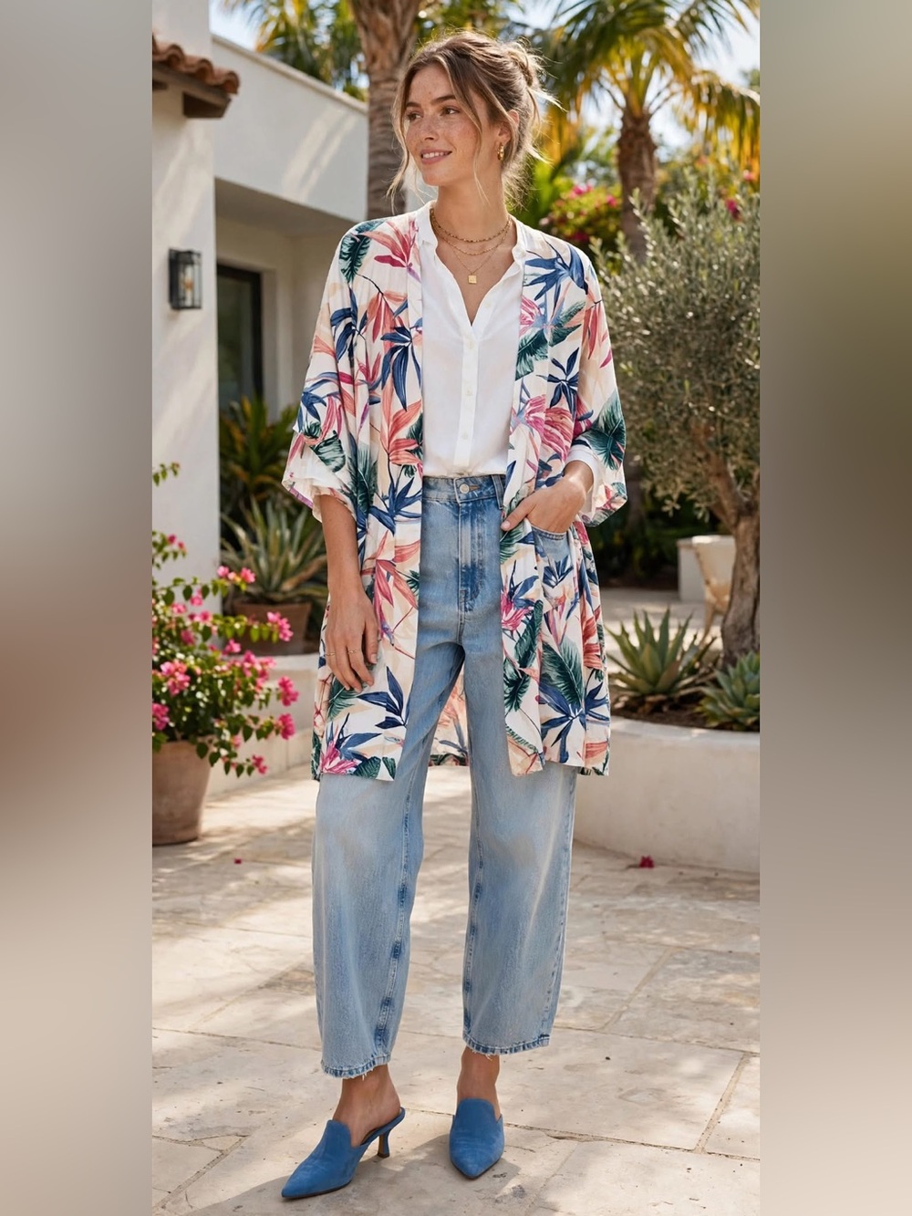 NWT Kimono one size